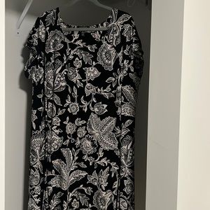 Ralph Lauren Dress Black and White 3X